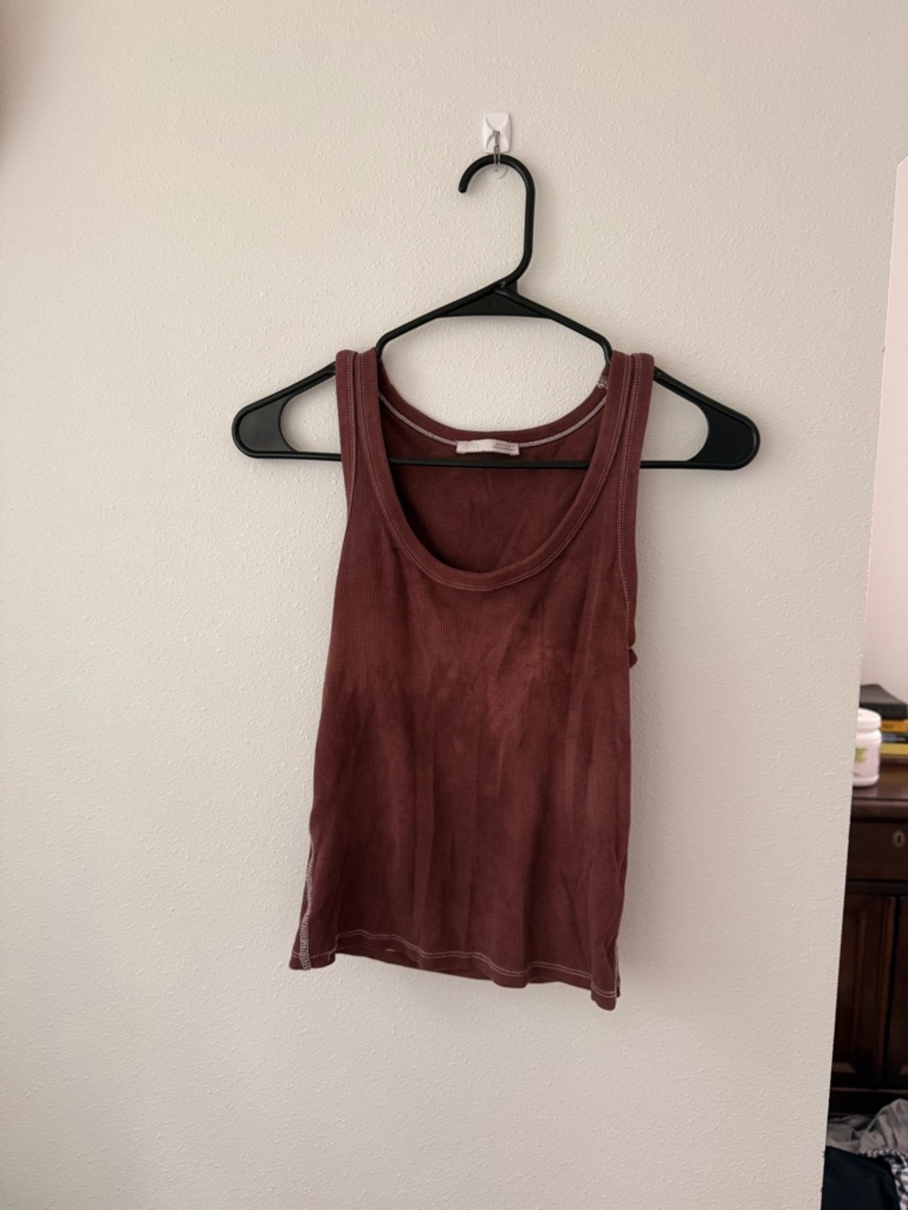Zara Natural Dye Ribbed Tank Top